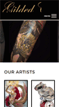 Mobile Screenshot of gildedcagetattoostudio.com